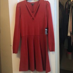 Express Vibrant Red Dress